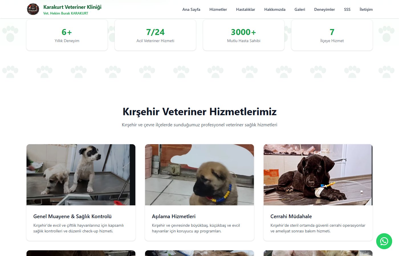 Kırşehir Veteriner Kliniği - Ekran Görüntüsü 2